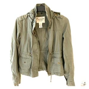 Jacket Dark Green American Rag Detatchable Hood